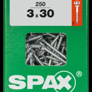 Beperkt Aanbod Spax Universele schroef T-Star Plus geel 3x30mm 250 stuks