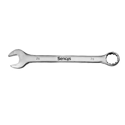 Sencys ringsteeksleutel chroom 26mm In De Mode