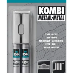 Premium Bison universele epoxylijm Kombi Metaal 24ml