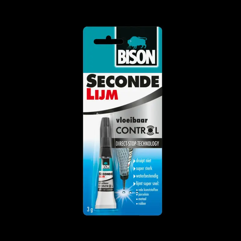 Bison secondelijm Vloeibaar Control 3g Nieuwe Collectie