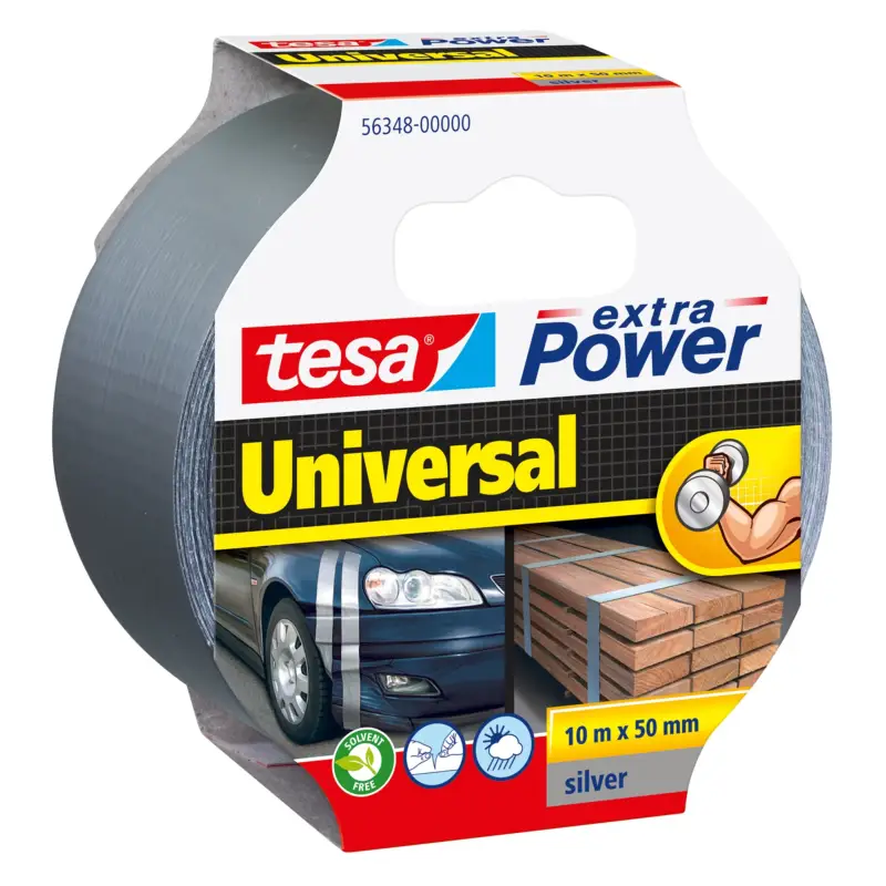 Tesa Universele Extra Power kleefband grijs 10mx50mm Gereduceerde Prijs