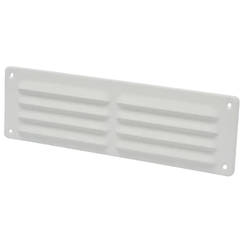 Aanbieding Sencys schoepenrooster 30x9cm aluminium wit