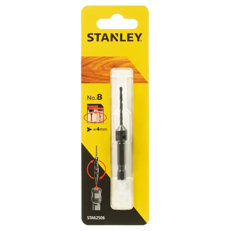 Stanley verzinkboor STA62506-XJ nr.8 met 2mm voorboor Gereduceerde Prijs