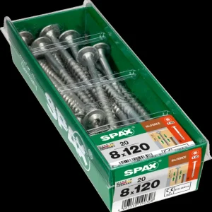 Nieuw Spax constructieschroef HI. Force staal 120x8mm 20 st