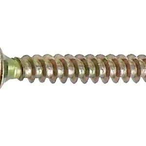 Vynex spaanplaatschroeven verzonken kop geel verzinkt staal PZ 5x30, 500st Geld-Terug-Garantie