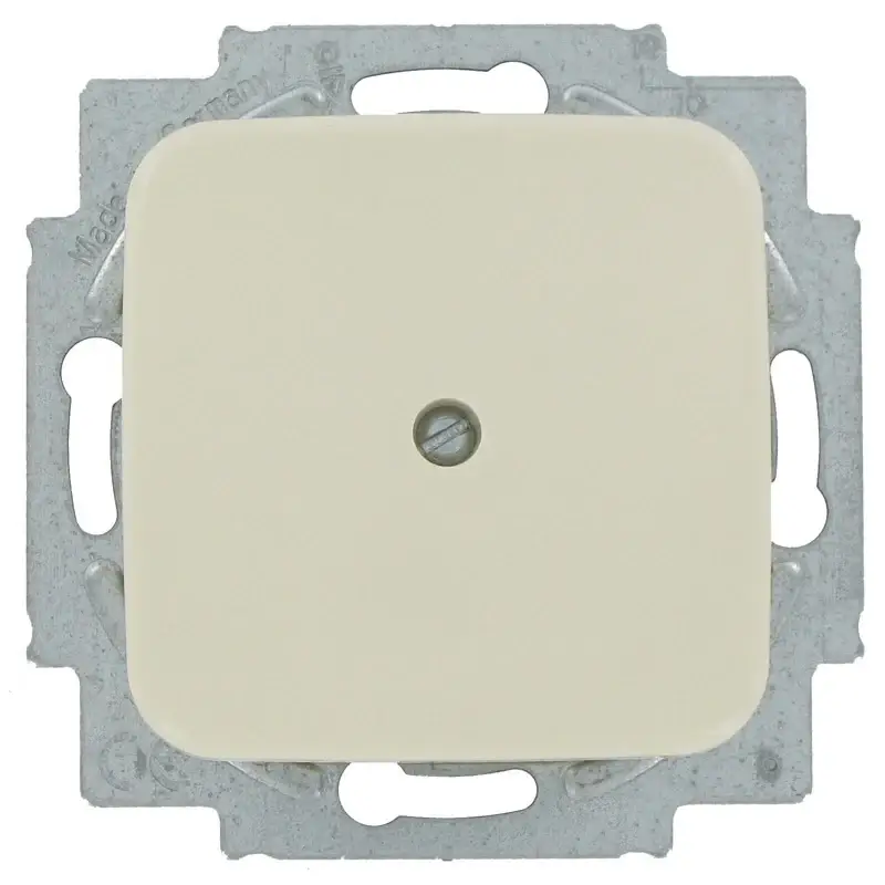 Weekendaanbieding Busch & Jaeger enkele afdekplaat Reflex SI crème