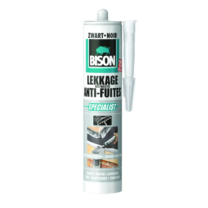Bison lekkagekit zwart 300ml Populair