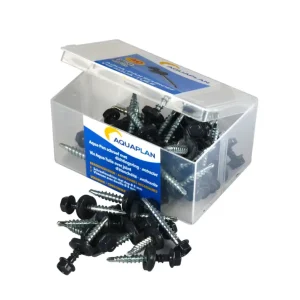 Aqua-Pan Classic schroef (40 st.) antraciet In De Mode