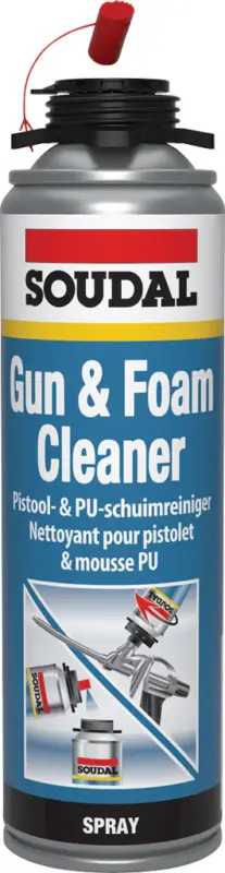 Laatste Versie Soudal schuimreiniger Gun & Foam 500ml