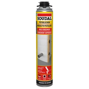 Soudal PU pistoolschuim Hoog rendement 750ml Groothandel
