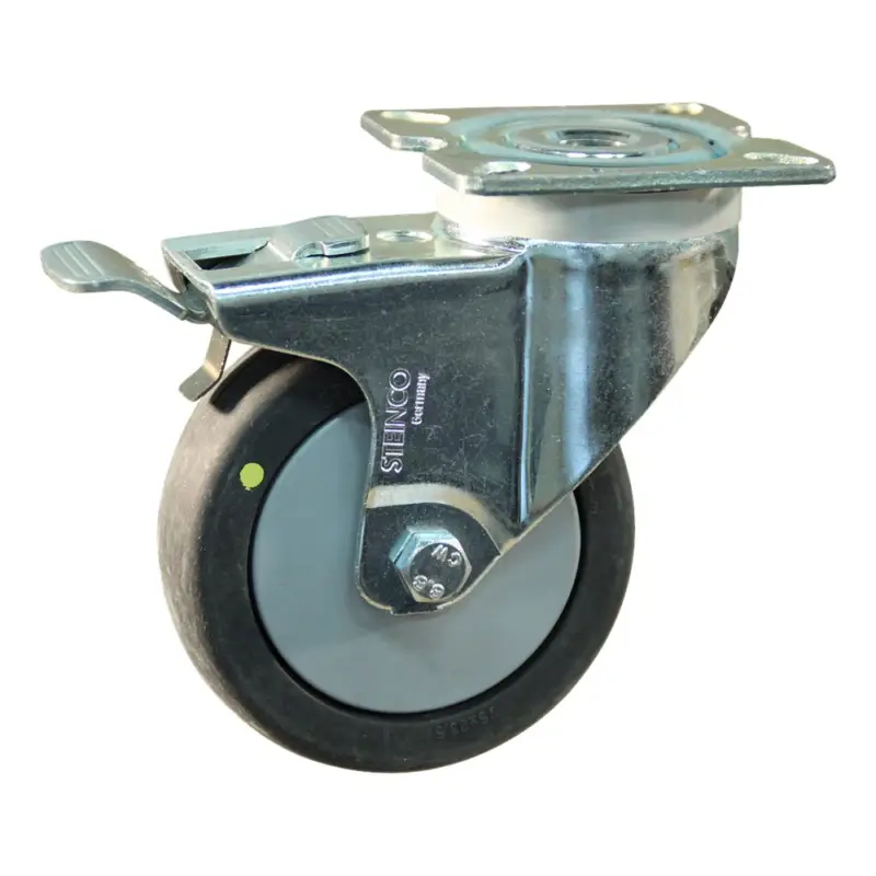 ZWENKWIEL 75 MM SERIE 93PLAATBEVESTIGING + REM KOGELLAGER Luxe